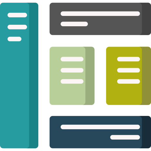 graphic showing a grid layout